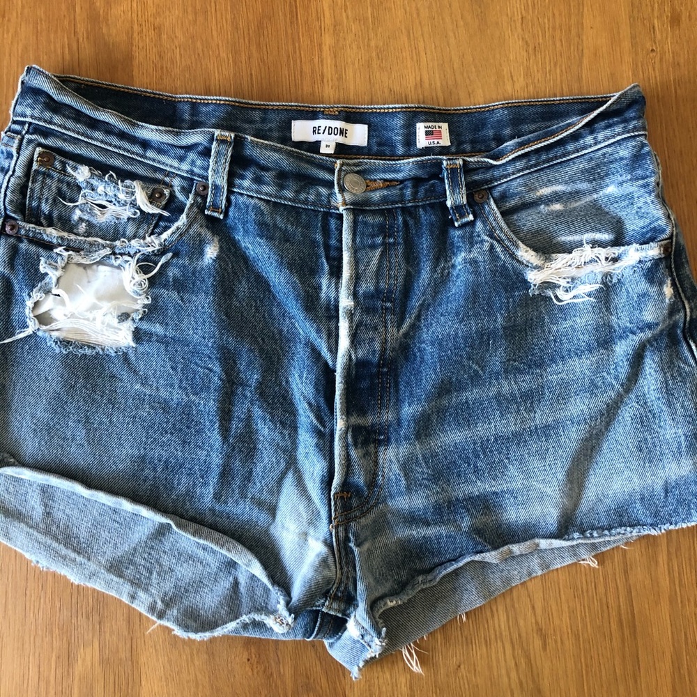 RE/DONE vintage Levi’s Cut Off Shorts